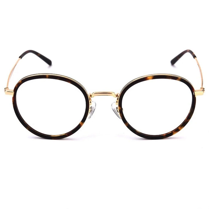 Classic Acetate & Metal Combo Frame – Wayfarer-Inspired Eyeglasses