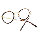 Classic Acetate & Metal Combo Frame – Wayfarer-Inspired Eyeglasses