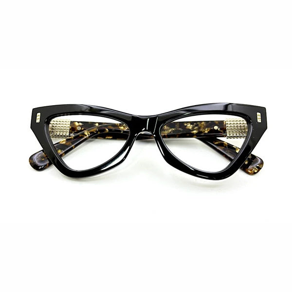 Oversized Cat-Eye Acetate Frame – Bold Statement Eyeglasses